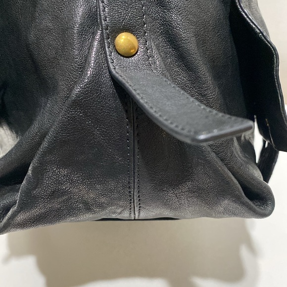 KOOBA “Hailey” Black Leather Satchel/ Shoulder Bag - Picture 8 of 14